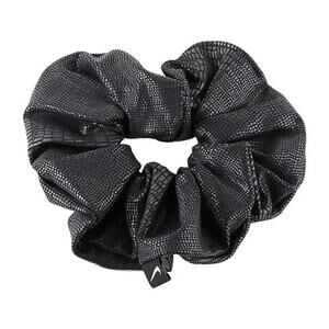 Nike Womens Gathered Hair Tie Hairband Large Scrunchie Black Dri Fit - NEW
